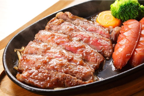 meat sukky 長崎和牛出島ばらいろロースステーキランチ meat sukky 長崎和牛出島ばらいろロースステーキランチ